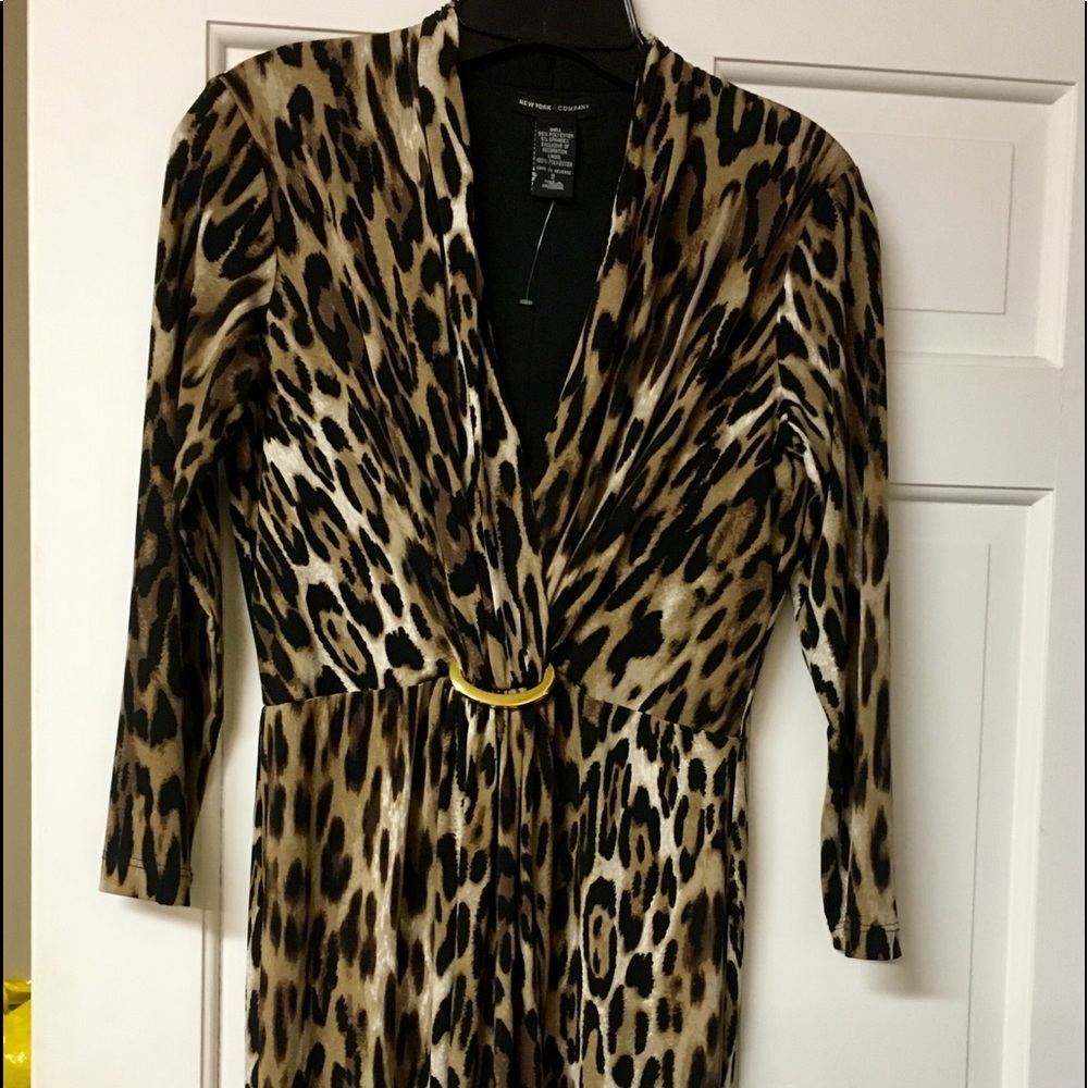 Leopard print dress - Brand new without tags